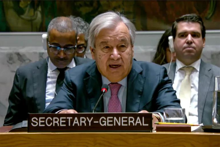 United Nations Secretary General António Guterres - Photo by Al jazeera 