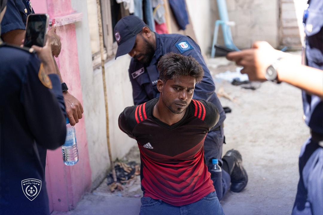ގުރައިދޫން 39 ބިދޭސީއަކު އިމިގްރޭޝަންގެ ބެލުމުގެ ދަށަށް ގެންގޮސްފި 