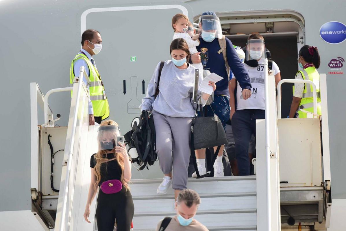 Tourists Arriving to The Maldives--- Photo