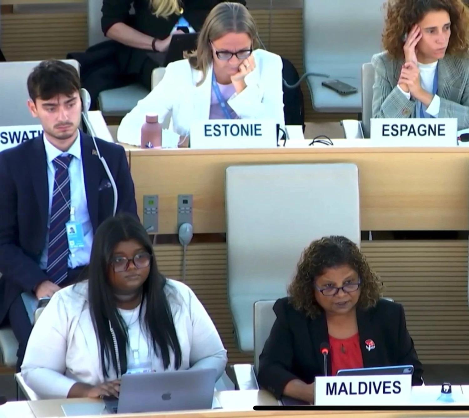 ފަލަސްތީނުގެ ދިފާޢުގައި ސަފީރު ޑރ.ސަލްމާ ރަޝީދު ތަޤްރީރު ކުރައްވައިފި 