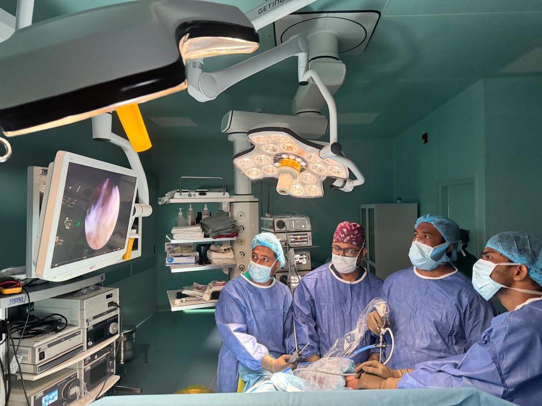 ހުޅުމާލެ ހޮސްޕިޓަލްގައި އާތުރޮސްކޮޕިކް ކަކުލުގެ ސާޖަރީއެއް ކާމިޔާބުކަމާއެކު ކޮށްފި