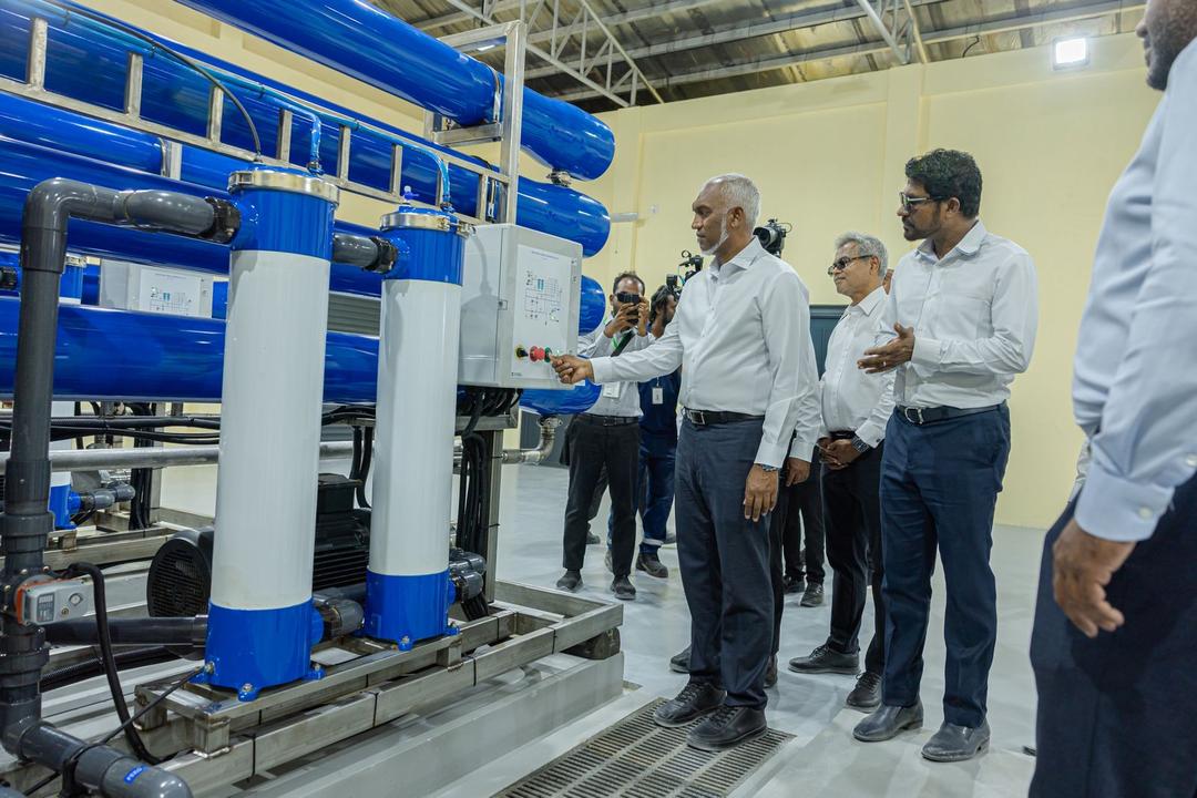 ސްޓެލްކޯއާ ހަވާލުކޮށްގެން ތުލުސްދޫގައި ޤާއިމްކޮށްފައިވާ ފެނުގެ ނިޒާމް އިފްތިތާޙްކޮށްފި