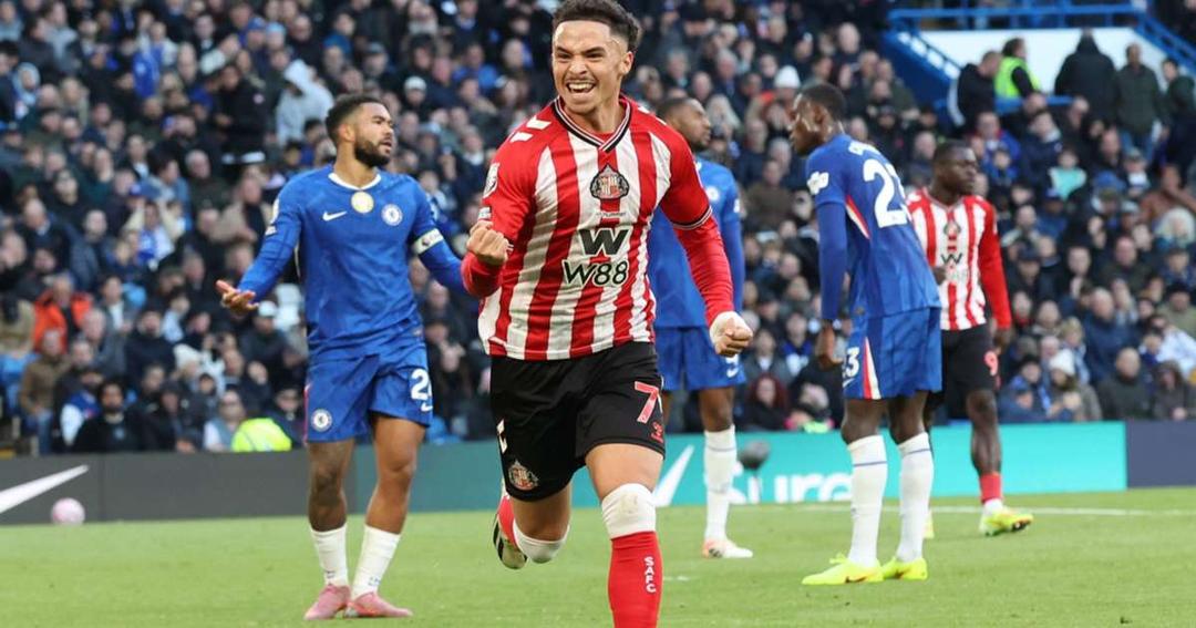 ޗެލްސީގެ އަމިއްލަ ދަނޑުގައި ފަހަތުން އަރައި އެޓީމު ބަލިކުރުމަށްފަހު، ސަންޑަލޭންޑް ދެވަނައަށް