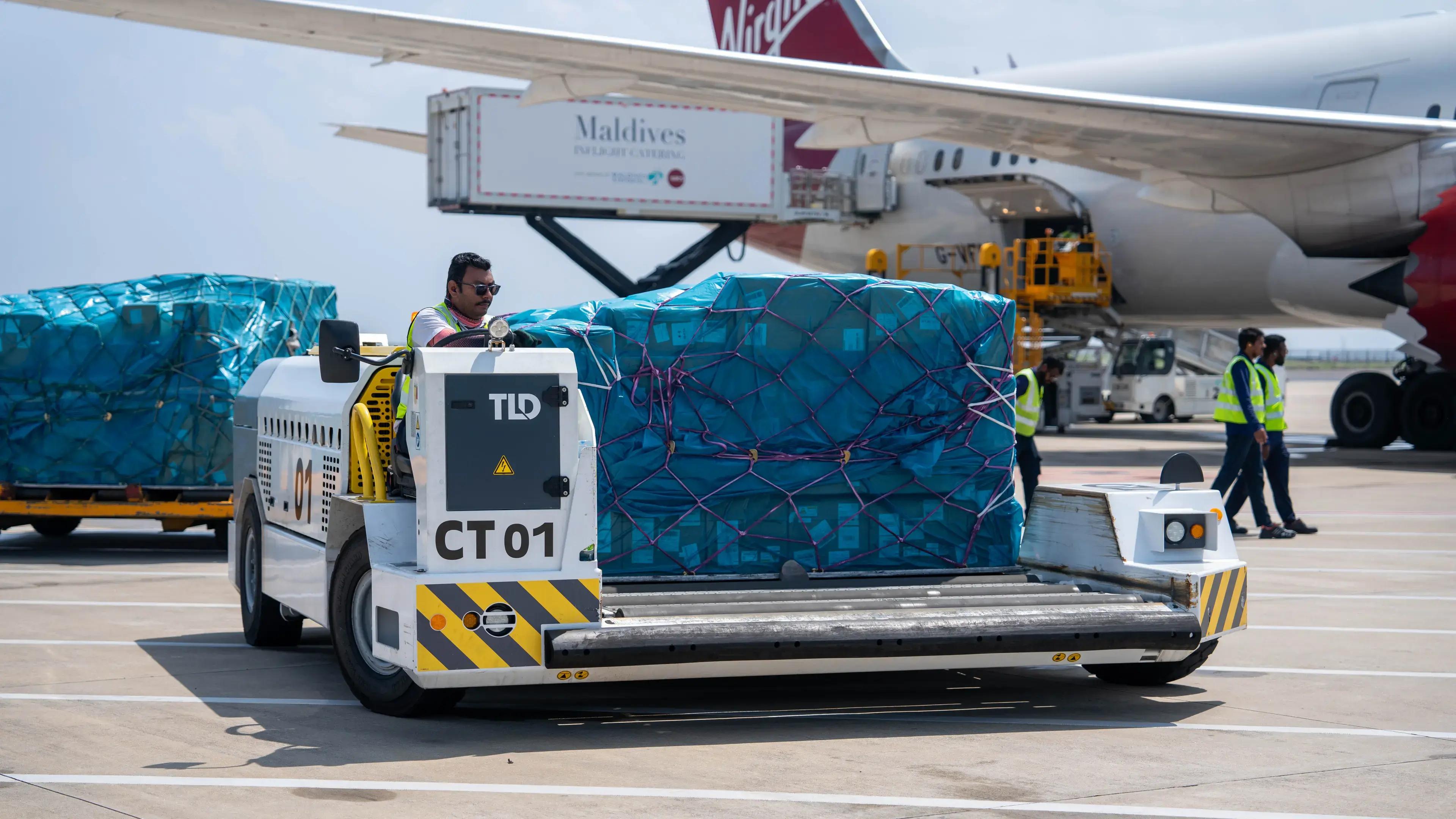 ސީ-ޓު-އެއަރ މެދުވެރިކޮށް 3،000 އަށްވުރެ ގިނަ ޓަނުގެ ކާގޯ އުފުލައިފި