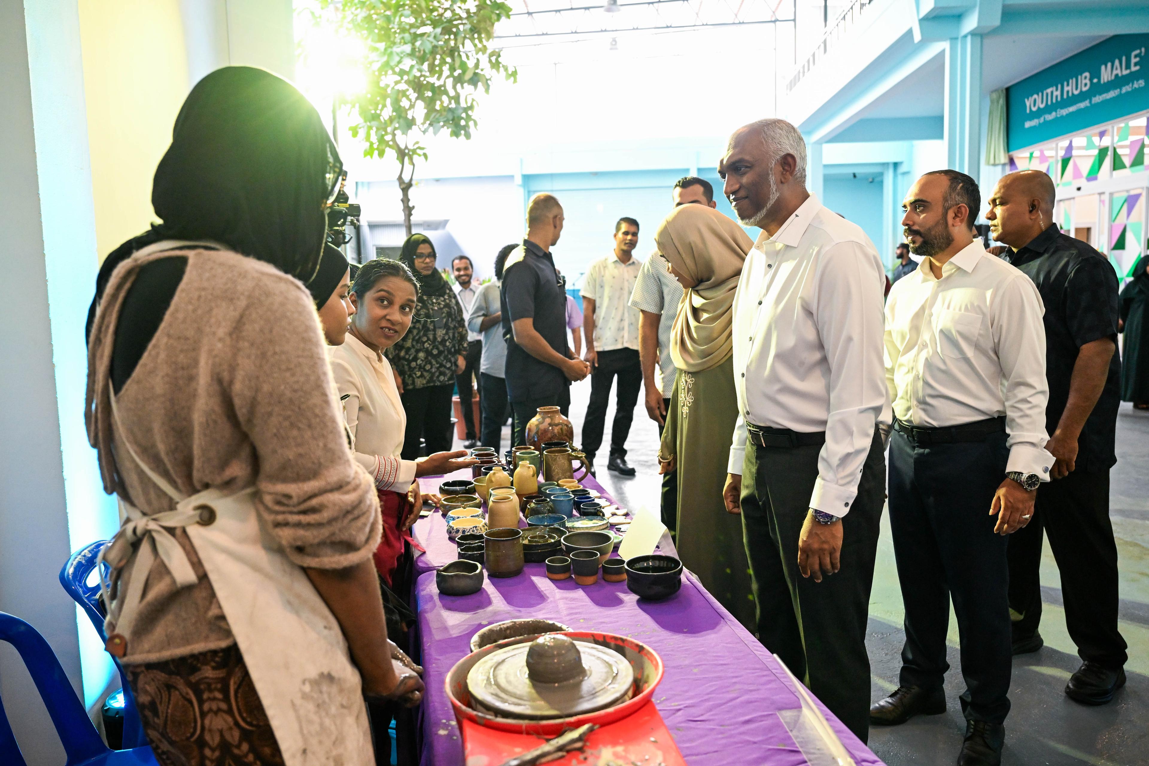 ރައީސުލްޖުމްހޫރިއްޔާ، މާލޭ "ޒުވާނުންގެ ވެހި" ރަސްމީކޮށް ހުޅުއްވައިދެއްވައިފި