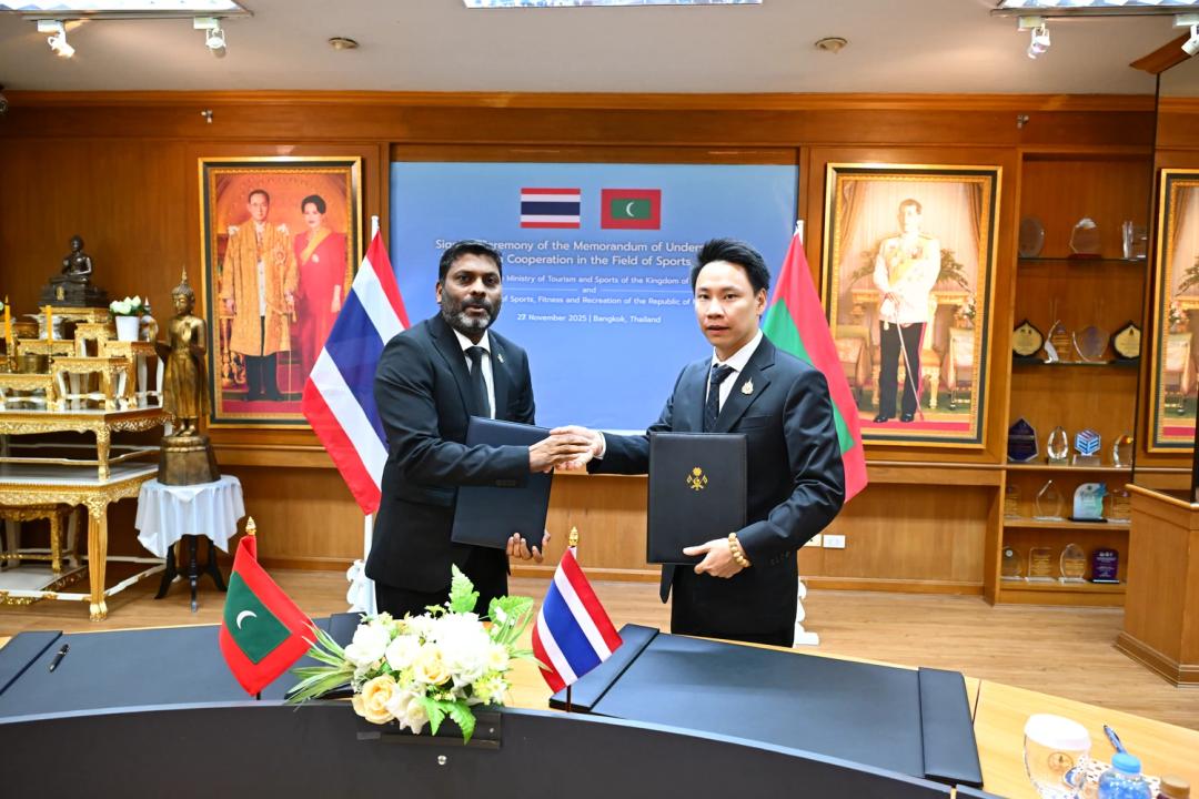 ކުޅިވަރުގެ ދާއިރާއިން ގުޅުން ބަދަހިކުރުމަށް ތައިލެންޑާއެކު ސޮއިކޮށްފި 