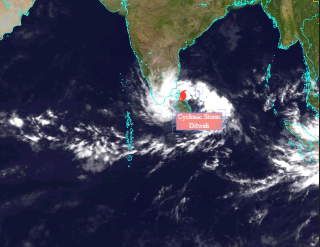 ތޫފާން "ޑިޓުވާ"  ދަތުރުކުރަނީ ރާއްޖެއާ ދުރަށް