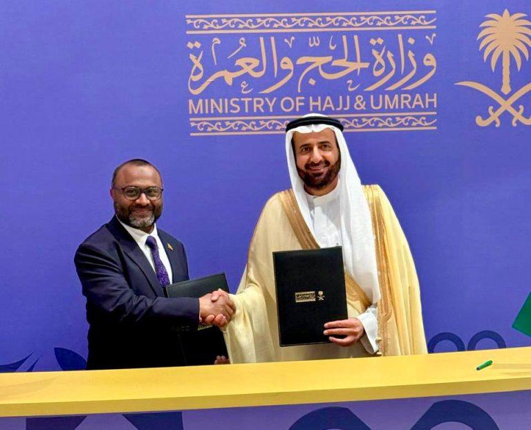 ރާއްޖެއާއި ސަޢުދީއާ ދެމެދު ޙައްޖުގެ ޚިދުމަތާ ބެހޭ އެއްބަސްވުމުގައި ސޮއިކޮށްފި