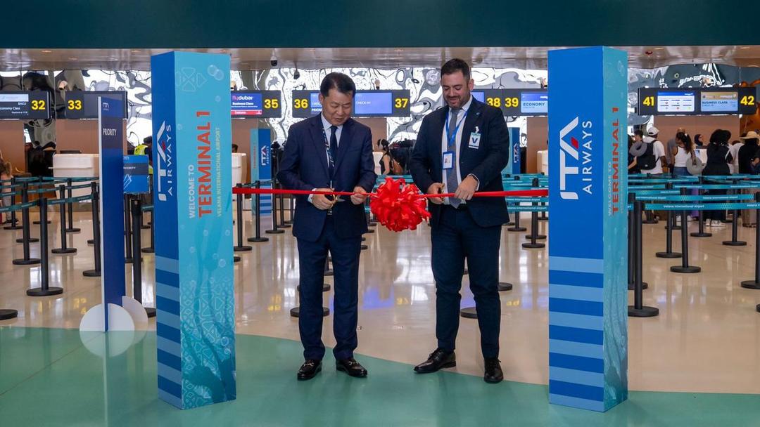 ވީއައިއޭގެ ޓާމިނަލް 1 އިން އައިޓީއޭ އެއާވޭސް އަށް ހިދުމަތް ދޭން ފަށައިފި