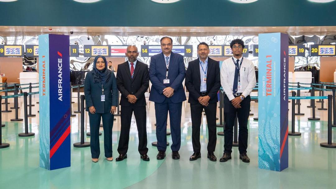 ވީއައިއޭގެ ޓާމިނަލް 1 އިން އެއާ ފްރާންސް އަށް ހިދުމަތް ދޭން ފަށައިފި