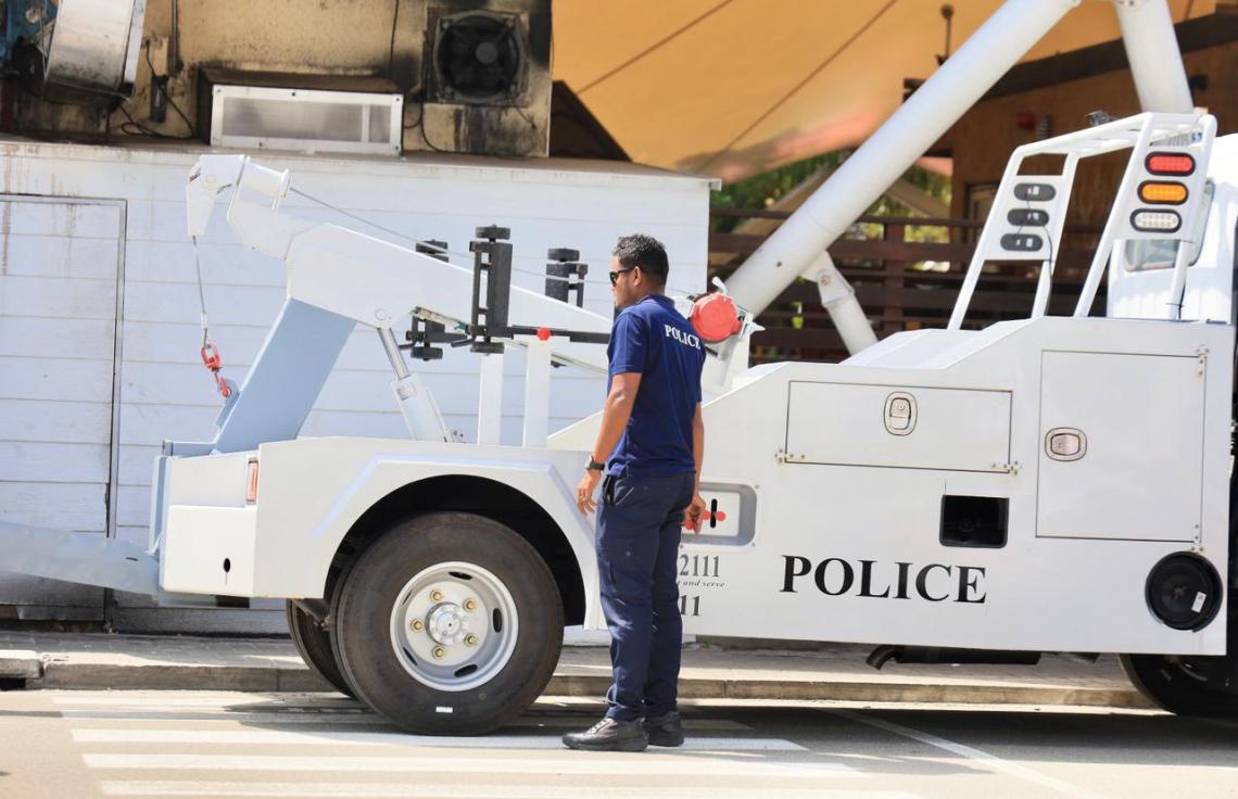 ޓޯކުރުމަށް ހާއްސަކޮށްފަައިވާ އުޅަނދު.-- ފޮޓޯ: ދިވެހި ފުލުހުންގެ ޚިދުމަތް