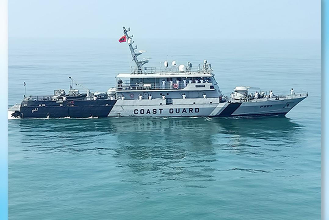 ރާއްޖެއިން ބޭރަށް ކުރި ފުރަތަމަ ރަސްމީ ދަތުރުގައި ކޯސްޓްގާޑު ޝިޕް ހުރަވީ ލަންކާއަށް