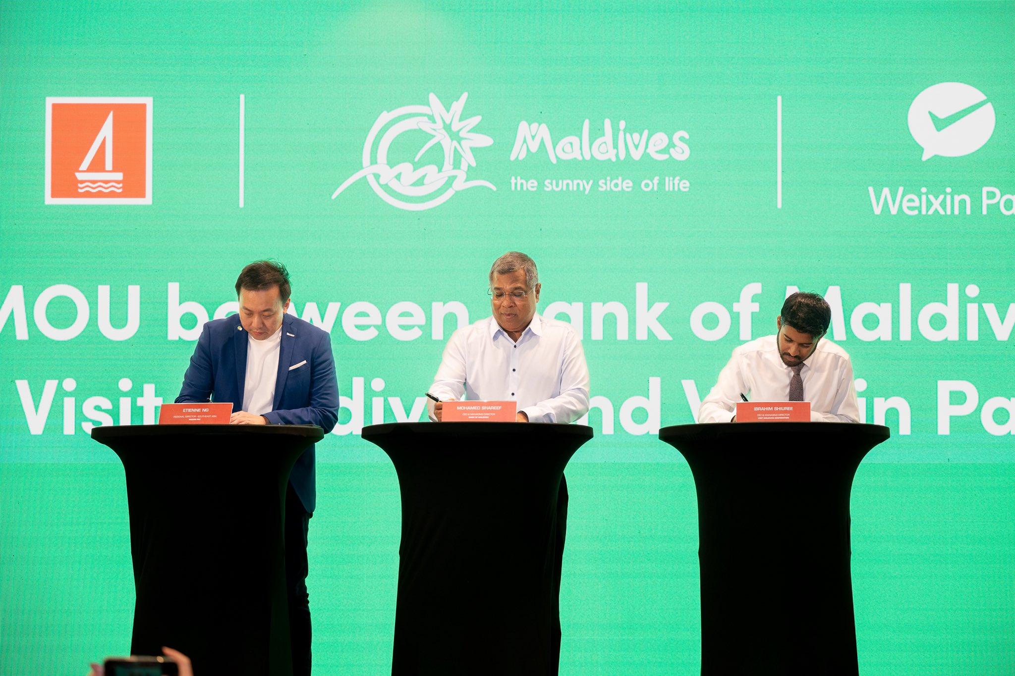 ބީއެމްއެލްއާއި ވީޗެޓްޕޭ އަދި ވިޒިޓް މޯލްޑިވްސްގެ ވަރުގަދަ އެއްބަސްވުމެއް