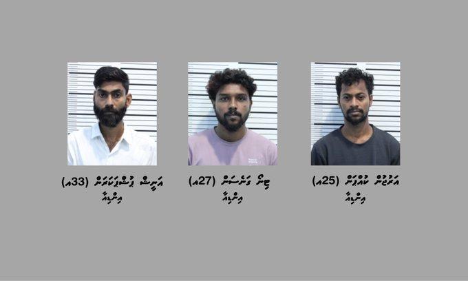 ބަނގުރަލާއި މަސްތުވާތަކެއްޗާއެކު 3 ބިދޭސީއަކު އަތުލައިގެންފި