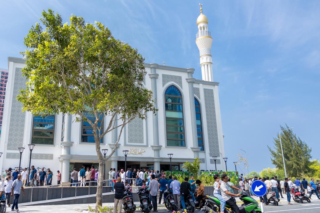  ހުޅުމާލެ ދެވަނަ ފިޔަވަހީގައި ބިނާކުރި "މަސްޖިދުލް އީމާން" ހުޅުވައިފި