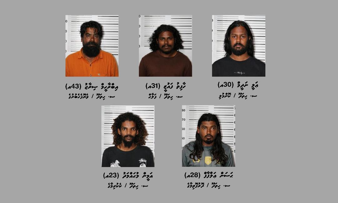 މަސްތުވާތަކެތީގެ އޮޕަރޭޝަން 'އަލިމަގު'ގެ ތެރެއިން އައްޑޫއިން ފަސް މީހަކު ހައްޔަރުކޮށްފި 