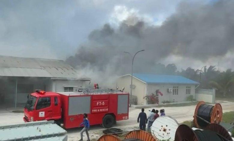 ލ. ގަން އިންޖީނުގޭގައި އަލިފާން ރޯވެ، މުޅި ރަށުން ކަރަންޓު ކެނޑިއްޖެ