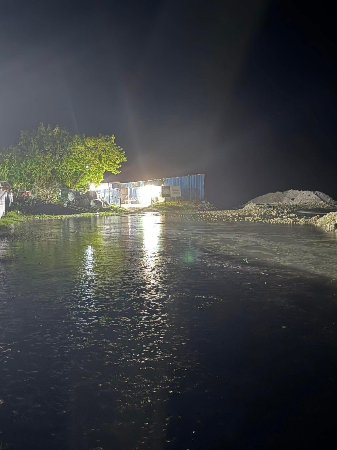 ށ. ނަރުދޫއަށް އުދަ އަރައި ރަށު ތެރޭގައި ފެންބޮޑުވެއްޖެ