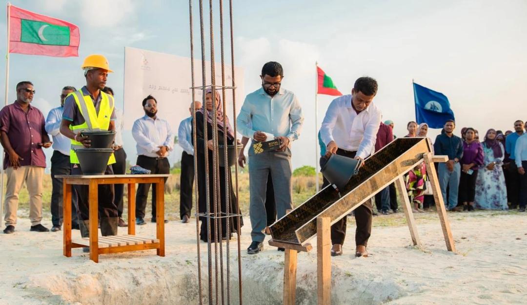 ހުރާ ޞިއްޙީ މަރުކަޒުގެ އައު އިމާރާތުގެ ޢަމަލީ މަސައްކަތް  ފަށައިފި