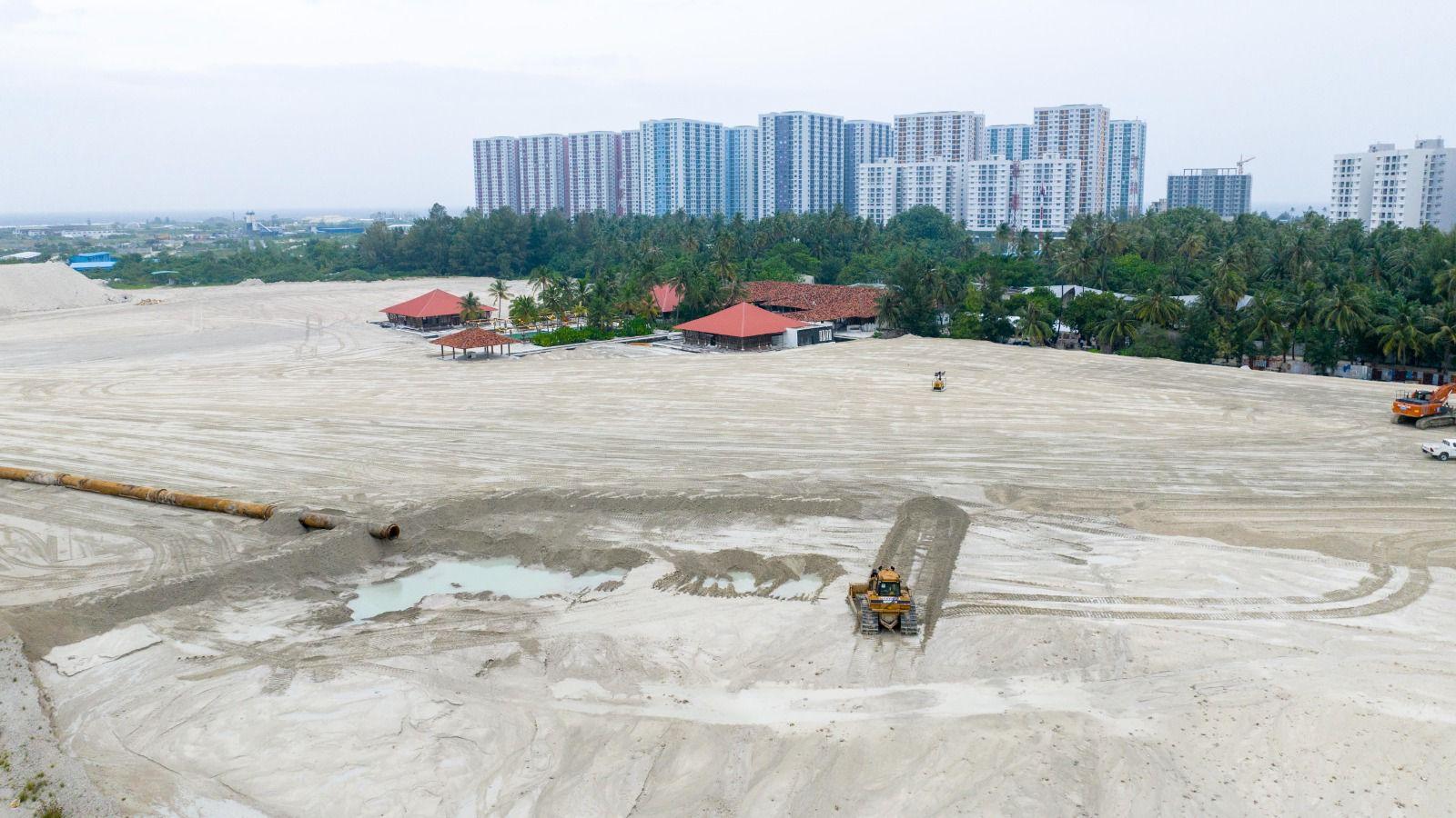 ފޭސް 3 ގެ 40 ހެކްޓަރުގެ ބިން ހިއްކާ ނިމިއްޖެ، އެއީ މުޅި މަޝްރޫޢުގެ 63 އިންސައްތަ