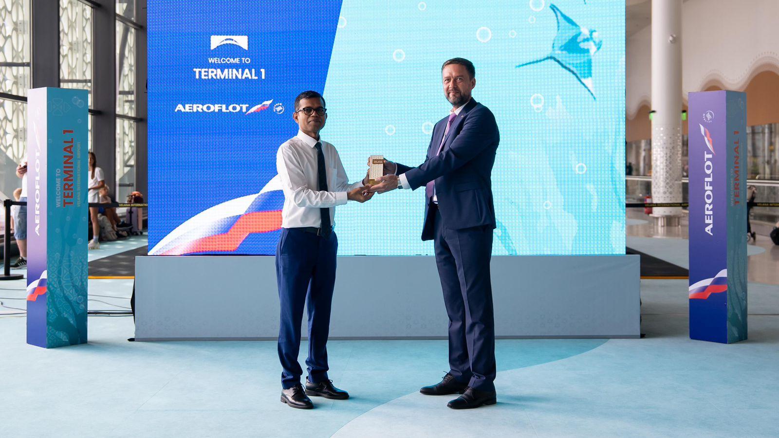 ވީއައިއޭގެ އައު ޓާމިނަލުން ރަޝިއާގެ ގައުމީ އެއާލައިން އޭރޯފްލޮޓް އަށް ހިދުމަތް ދޭން ފަށައި