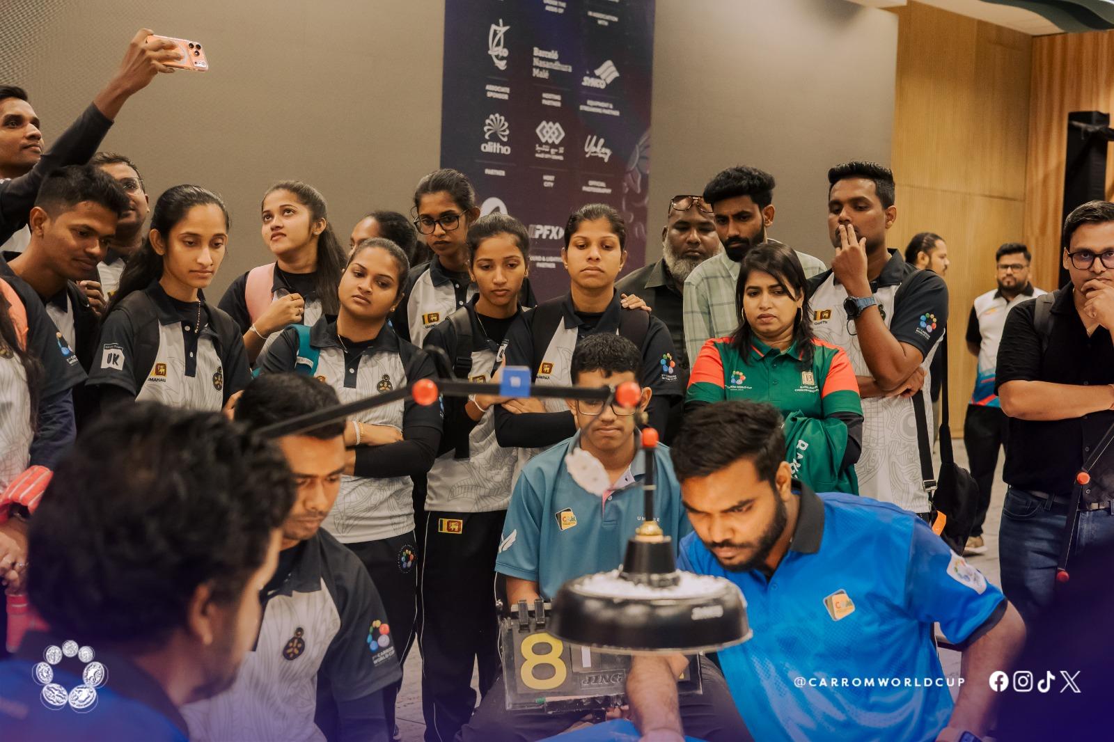 ކެރަމް ވޯލްޑް ކަޕް: އަޒްމީން އަދި ނާޒިމްގެ ޕެއަރ ޑަބަލްސްގެ ކުއާޓަރގައި ވާދަކޮށްފި