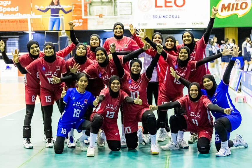 ދިވެހީން ހެއްވާލައި ޤައުމީ އަންހެން ވޮލީ ޓީމު ފައިނަލަށް!