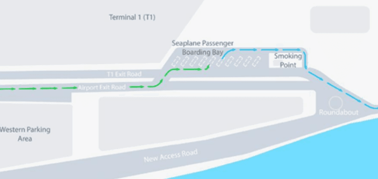 ޓާމިނަލް 1 ގެ ސީ ޕްލޭން ފަސިންޖާ ބަސް ހުއްޓިތަކަށް އެހެން އުޅަނދުތައް ނުވަނުމަށް އިލްތިމާސްކޮށްފި