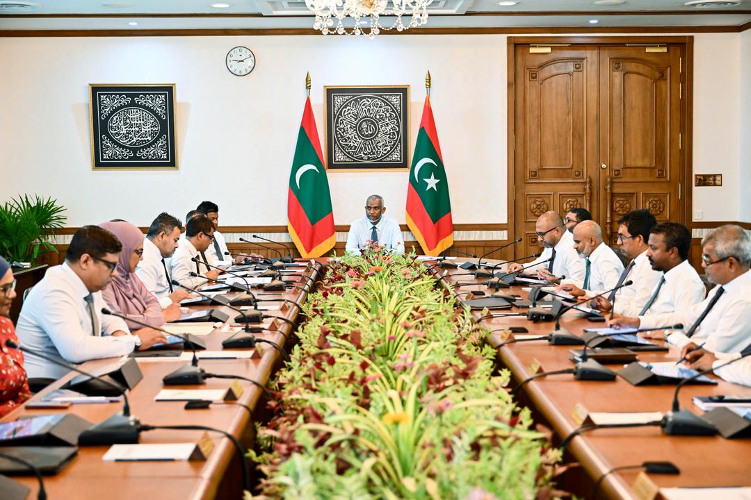 ސަރުކާރުގެ އުމްރާނީ ތަރައްޤީގެ މަޝްރޫއުތަކުގެ އަޕްޑޭޓް ހިއްސާކުރުމަށް ކެބިނެޓުގެ ޚާއްސަ ބައްދަލުވުމެއް 