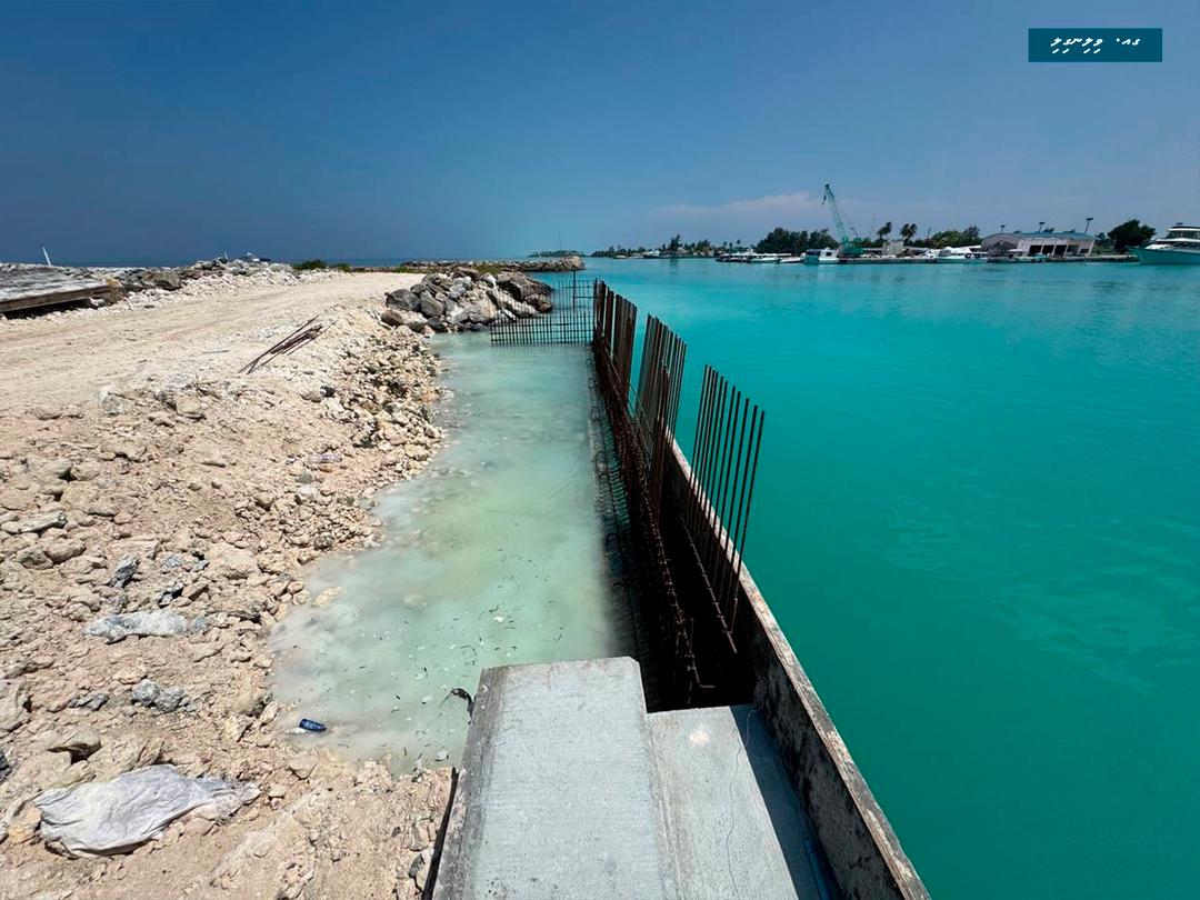 ގއ. ވިލިނގިލި ބަނދަރު ހެދުމުގެ ފޭސް 3 ގެ %54 މަސައްކަތް ނިންމާލައިފި