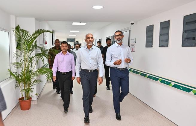 މާލެ ސިޓީ ގްރޫޕް އޮފް ހޮސްޕިޓަލްސް އިން އައިނު ހެއްދުމުގެ ޚިދުމަތް ދިނުމަށް ރައީސް ނިންވައިފި