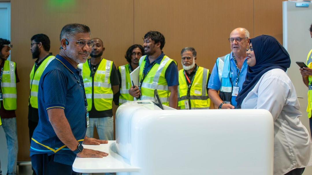 ވީއައިއޭ  އައު ޓާމިނަލްގެ ޗެކިން ސިސްޓަމް ޓެސްޓުކޮށްފި