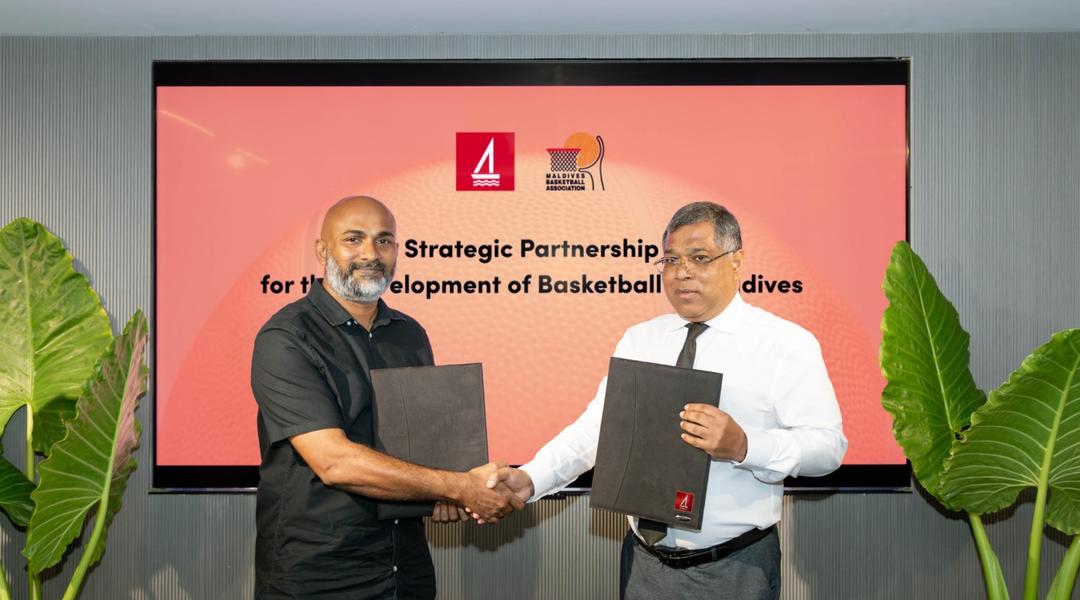 ބާސްކެޓްބޯޅަ ކުރިއެރުވުމަށް ބީއެމްއެލް އިން އެމްބީއޭއާއެކު އެއްބަސްވުމެއްގައި ސޮއިކޮށްފި