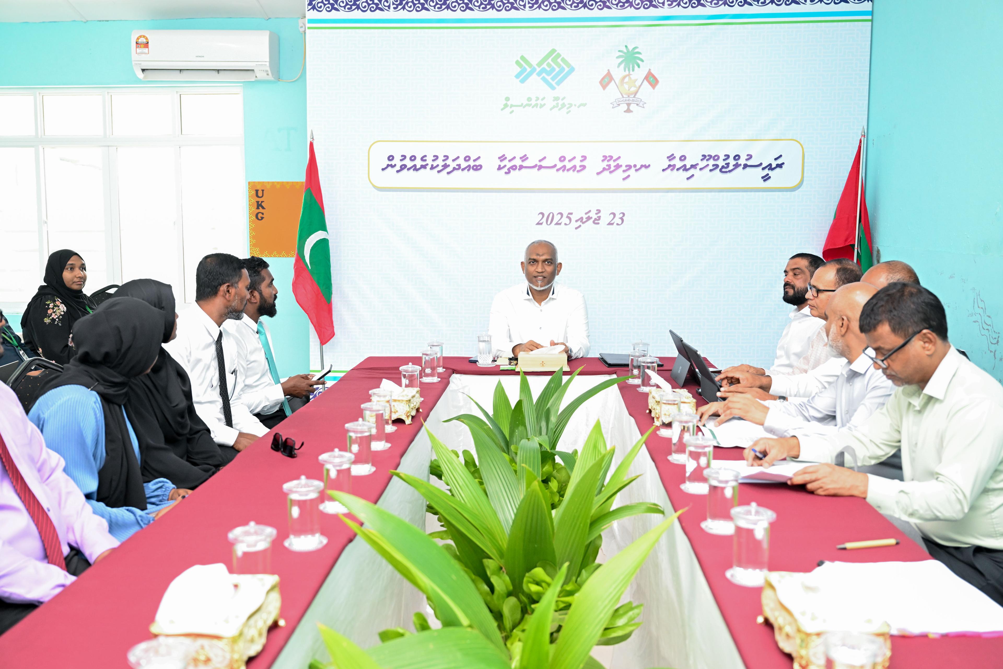 ރައީސް ނ މިލަދޫ ކައުންސިލާ ބައްދަލުކުރައްވައިފި