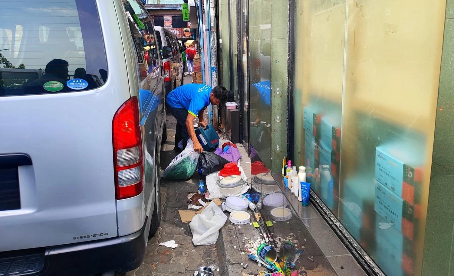 މާލެ ސިޓީން ފާއިތުވި 2 ދުވަހު 1.75 ޓަނުގެ ކުނި ނަގައިފި