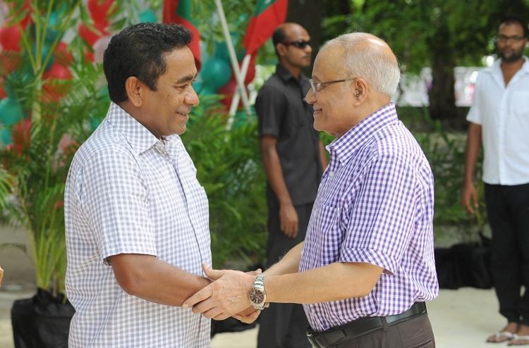 ކުރީގެ ރައީސް މައުމޫން އަދި ޔާމީން -- ފޮޓޯ: ރައީސް އޮފީސް