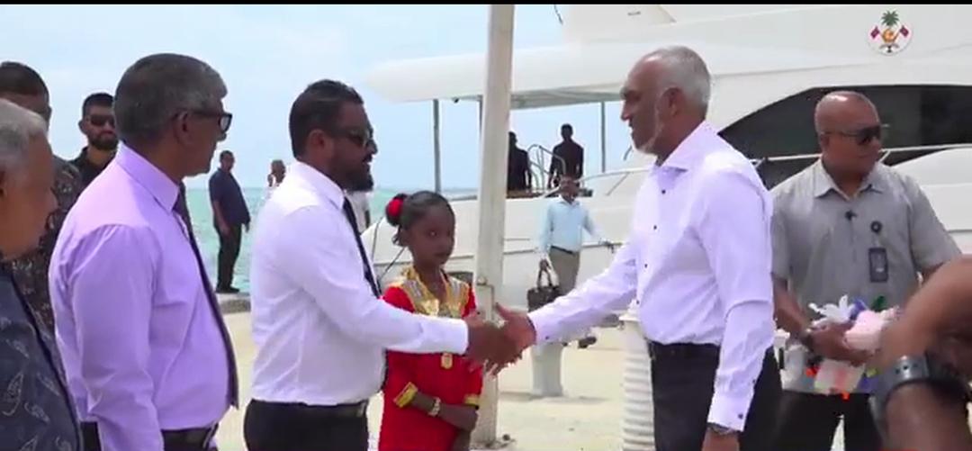 ގޮއިދޫން ރައީސް އަށް ހޫނު މަރުޙަބާއެއް 