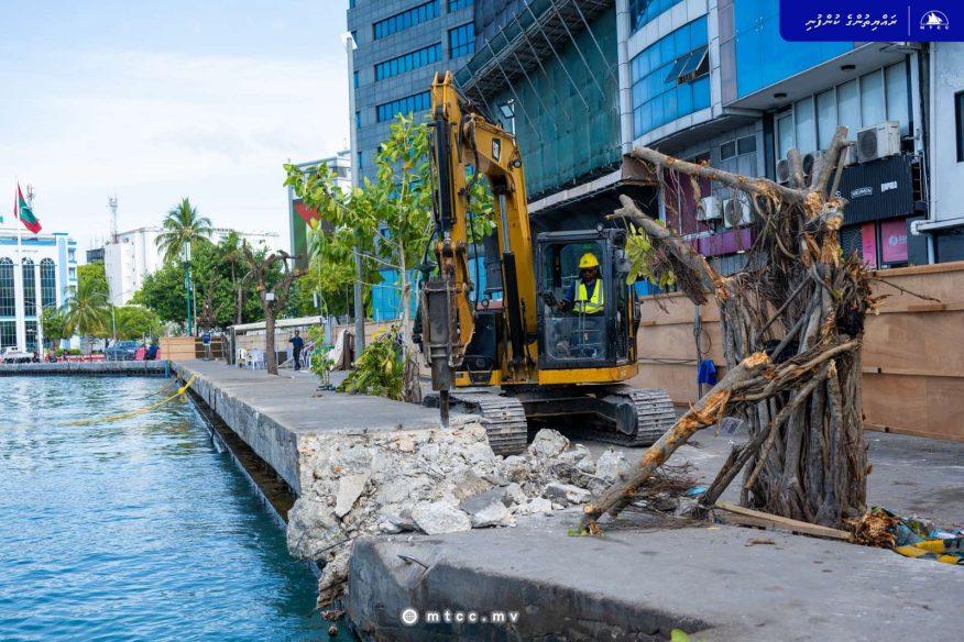 ބޮޑުތަކުރުފާނު މަގުގެ 24 މީޓަރު ޝީޓް ފައިލްކުރުމުގެ މަސައްކަތް ނިމިއްޖެ