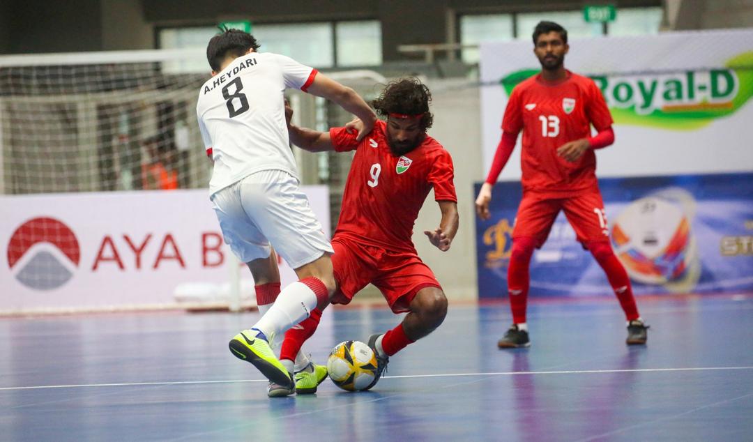 ފުޓްސަލް އޭސިއަން ކަޕް ކޮލިފިކޭޝަންގައި ރާއްޖެ އަފްޣާނިސްތާނު އަތުން ބަލިވެއްޖެ