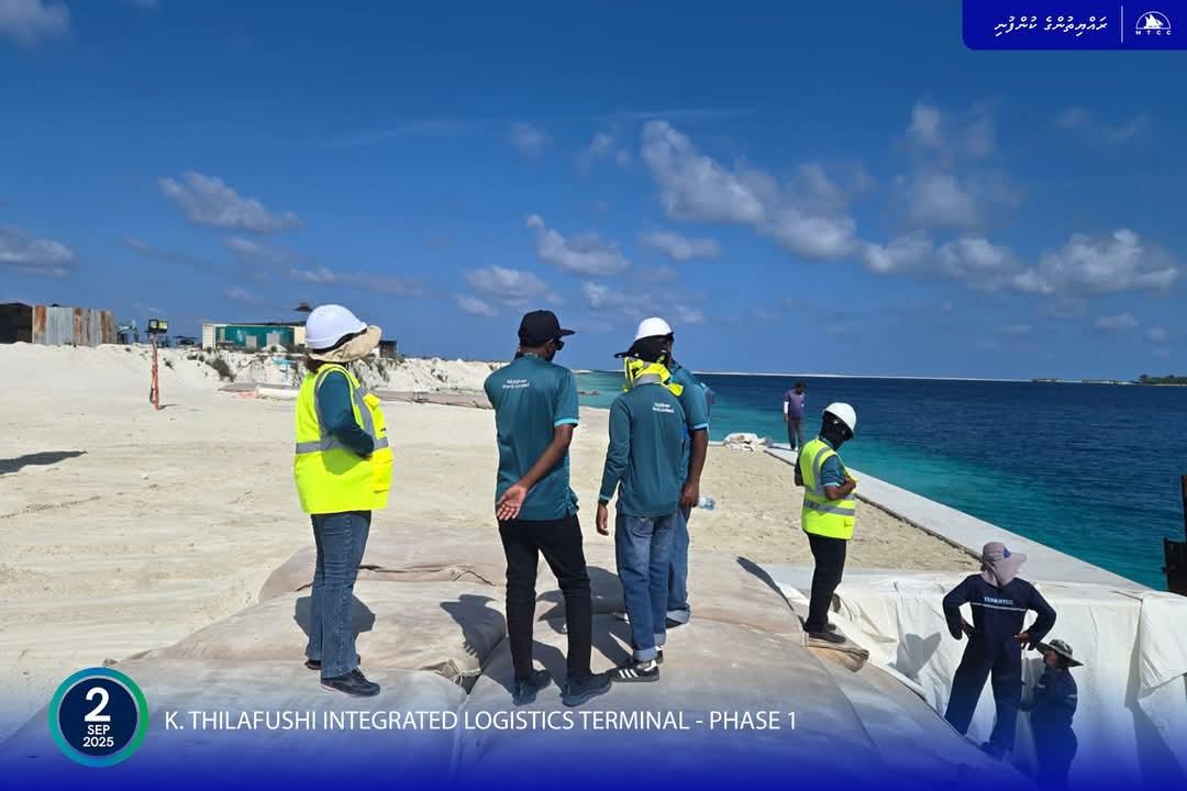 ތިލަފުށީގައި ތަރައްޤީކުރާ ލޮޖިސްޓިކް ޓާމިނަލުގެ ފުރަތަމަ ފިޔަވަހީގެ މަސައްކަތް ނިންމާލައިފި