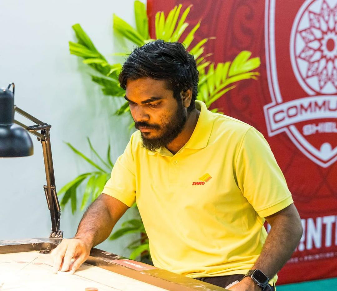 ގައުމީ ކެރަމް ޓީމުގެ ފުރަތަމަ ޖާގަ ހުޖާނަށް 