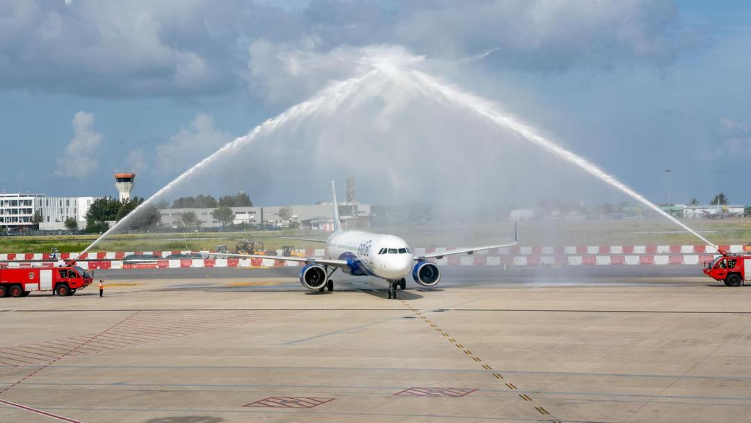 ވީއައިއޭގެ އާ ފަސިންޖަރު ޓާމިނަލުން އިންޑިގޯއަށް ހިދުމަތް ދޭން ފަށައިފި