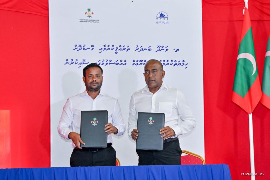 ވަންދޫ ބަނދަރު ތަރައްގީކޮށް، ގޮނޑުދޮށް ހިމާޔަތްކުރުމުގެ މަސައްކަތް  އެމްޓީސީސީއާ ހަވާލު ކޮށްފި 