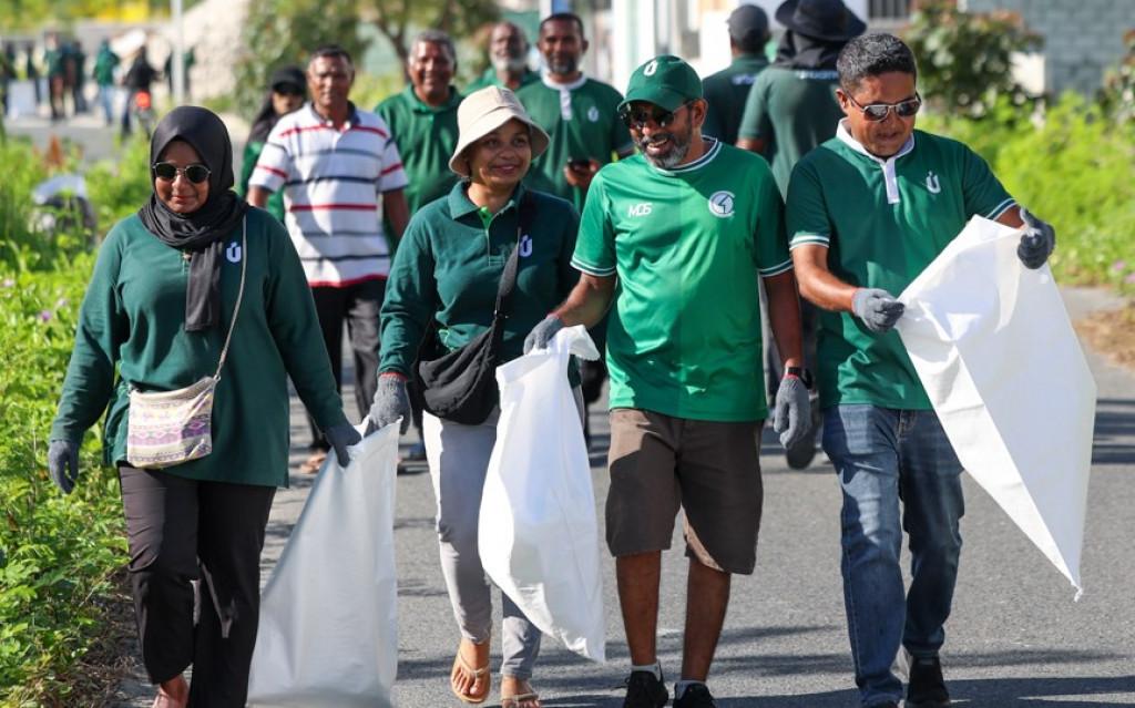 އެޗްޑީސީ އިން ހުޅުމާލޭގެ ގޮނޑުދޮށާއި މޫދު ސާފުކުރުމުގެ ބޮޑު ހަރަކާތެއް 