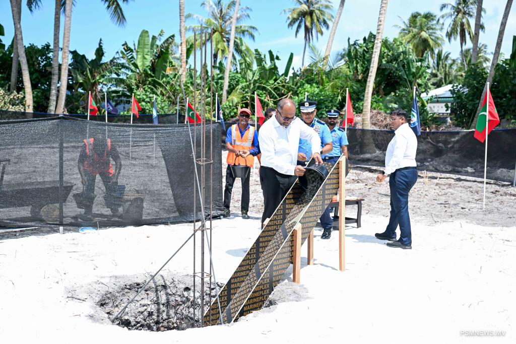 ކަނޑޫދޫގައި އުމްރާނީ ތަރައްގީގެ މުހިންމު މަޝްރޫއުތަކެއް ފަށައިފި