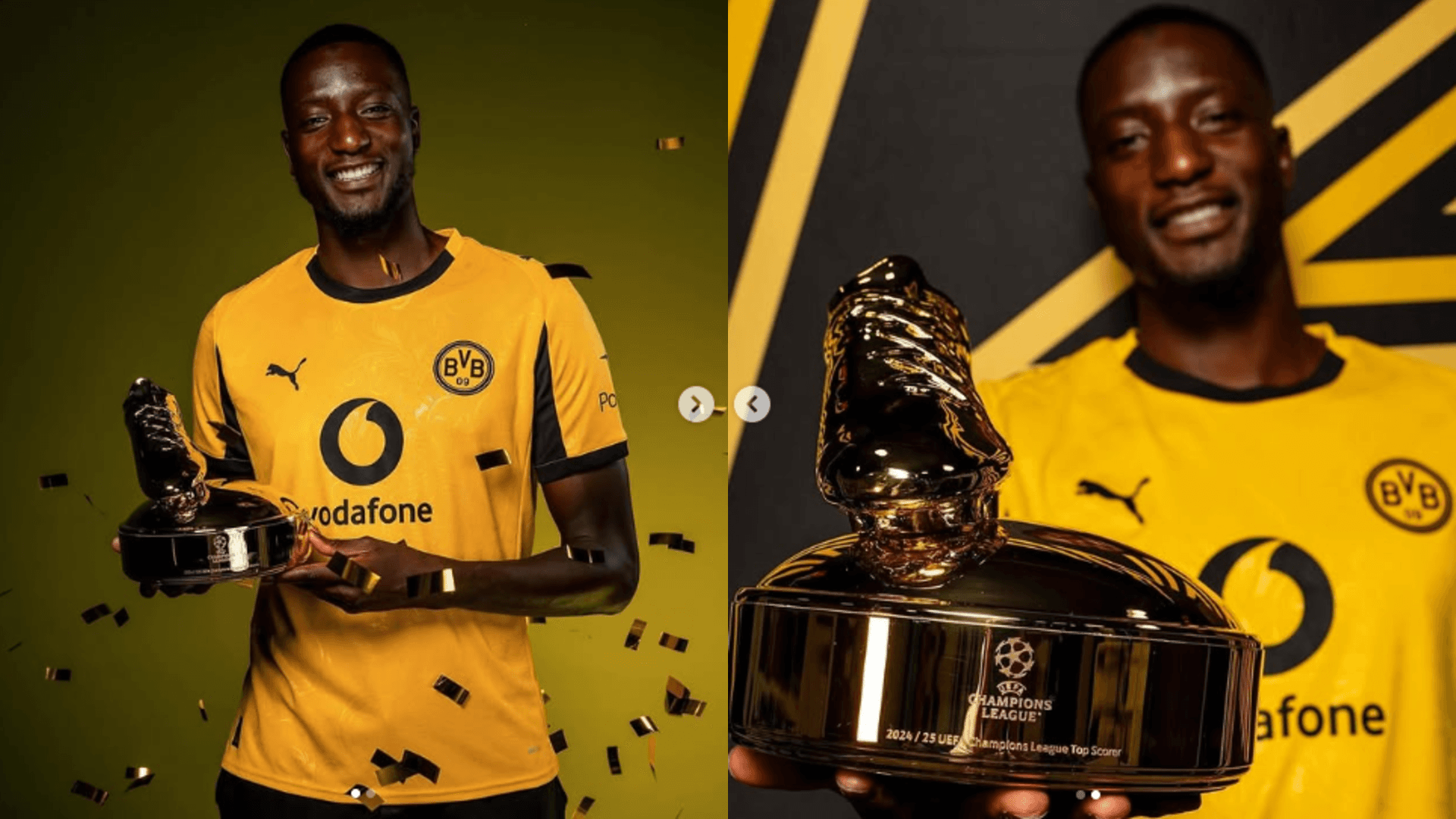 މިދިޔަ އަހަރުގެ ޗެންޕިއަންސް ލީގުގެ ގޯލްޑަން ބޫޓު ގިރާސީއަށް