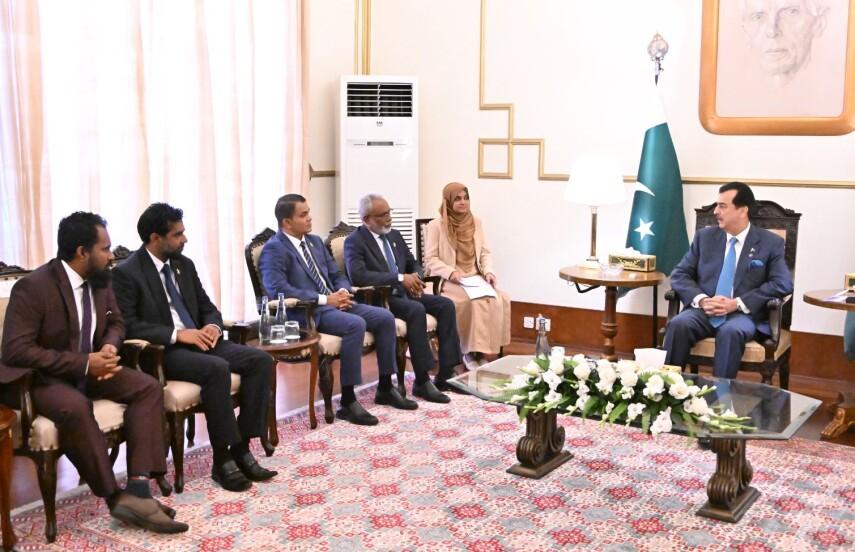 އަބްދުއްރަޙީމް، ޕާކިސްތާނުގެ ވަގުތީ ރައީސްއާއި ބައްދަލުކުރައްވައިފި