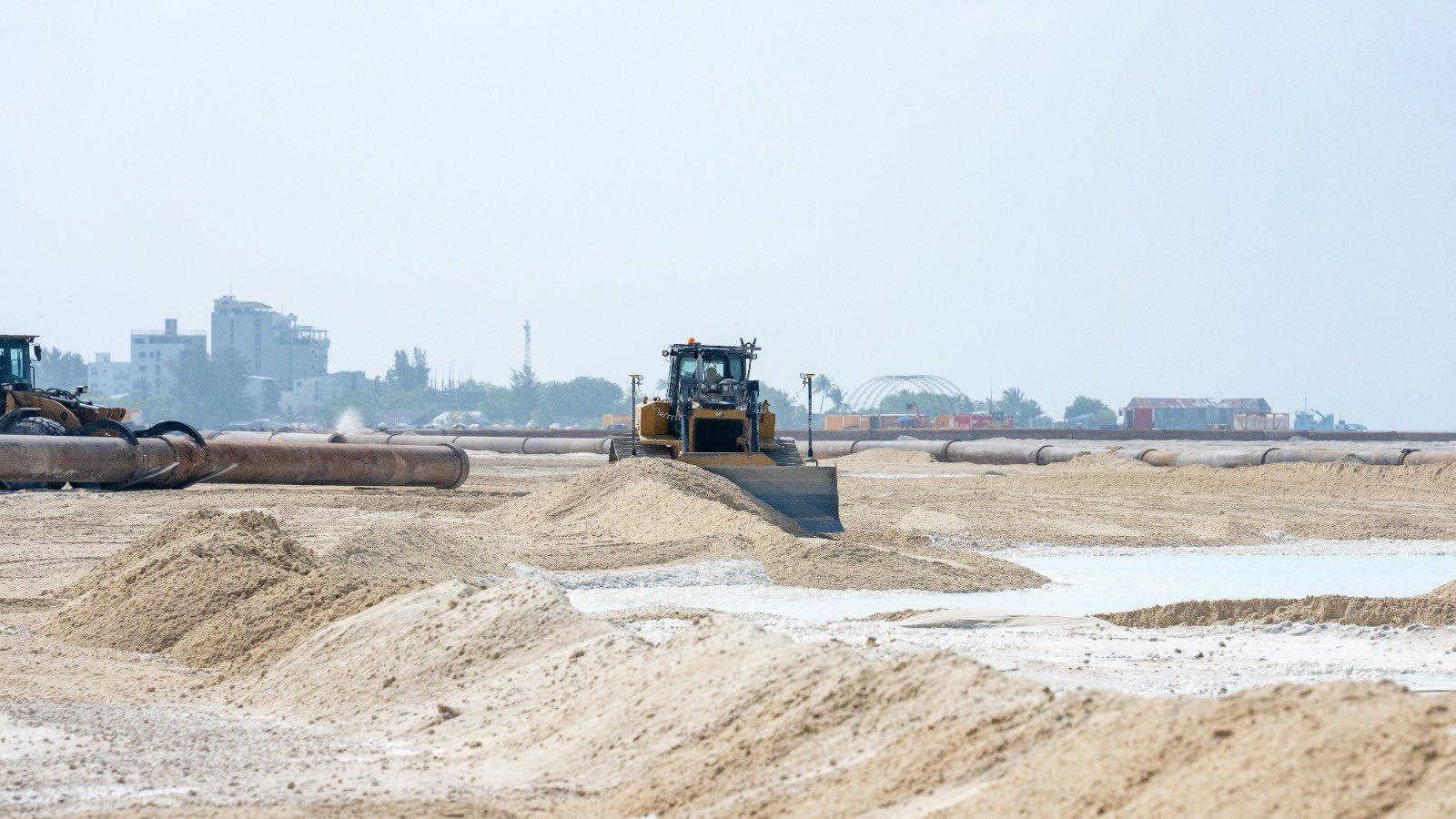 ރަސްމާލެ ސައިޓް އޭ: 137.5 ހެކްޓަރުގެ ތެރެއިން 56 ހެކްޓަރު ހިއްކައިފި