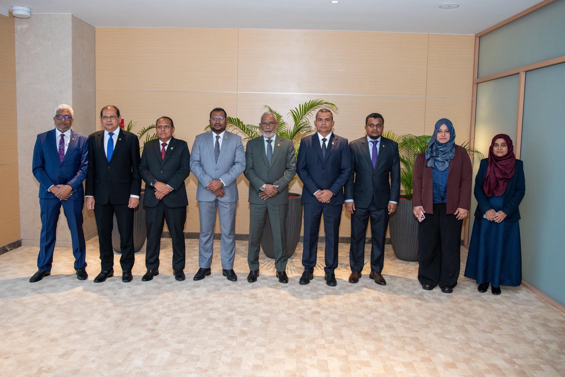 ރައްޔިތުންގެ މަޖިލީހުގެ ރައީސް ސަޢޫދީއަށް ފުރާވަޑައިގެންފި