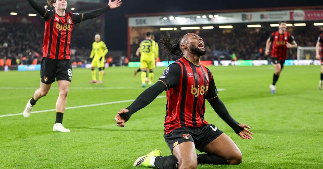 ސެމެންޔޯގެ ފަހު މެޗުގައި ފަހު ވަގުތުގެ ލަނޑާއެކު ބޯންމައުތުން ޓޮޓެންހަމް ބަލިކޮށްފި